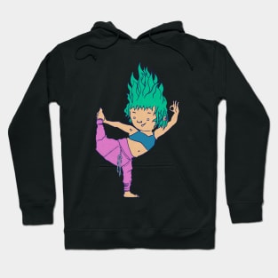 Happy Yoga Character Hoodie